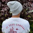 Męska luźna czapka z bawełny logo kolorowe „Jasny szary”