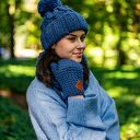 Czapka MERINO Euforia “Ciemny niebieski”