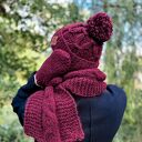 Męska czapka MERINO Euforia “Bordo”