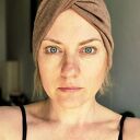 Turban z dzianiny swetrowej - obwód uniwersalny, handmade