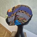 Czapka na podszewce kolorowa patchworkowa rękodzieło świetna na codzienne noszenie polecam rozmiar