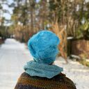 Futrzana czapka na podszewce - duża, miękka i ciepła