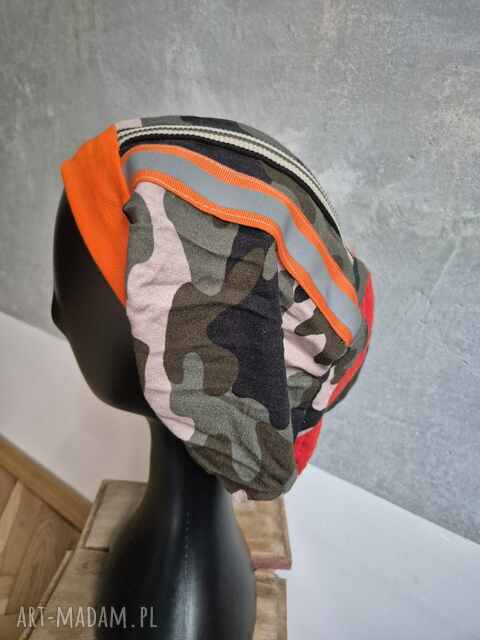 Czapka Moro Smerfetka na podszewce ze ściągaczem rozmiar uniwersalny miła dobra na codzienne noszeni