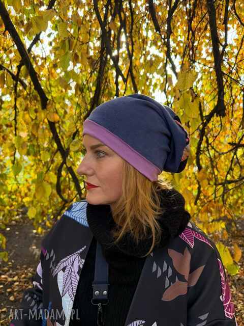 Czapka niebieska Smerfetka ostatnia na podszewce ciepła miękka miła polecam rozmiar uniwersalny Box