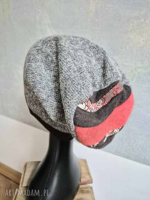 Czapka szara smerfetka c1