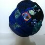 czapka turbanowa etno boho patchwork - box L1. Kwiaty