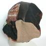 czapka turbanowa etno boho wiosenna - box 11 - uwaga poezja folk patchwork