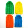 komplet kolorowych czapek unisex - czapka