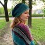 The Wool Art czapkakolorowa bawełniana czapka na drutach