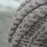 czapki grubaśna 100% wool ścieg piękny kolor pudrowa