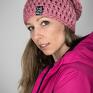 czapki snowboard mono 28 - brudna różowa czapa