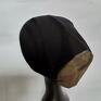 czarna moro unisex damsko męska wiosenna smerfetka rozmiar uniwersalny czapka