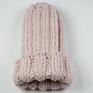 czapki: XXL gruba wełna peruwiańska - ciepła beanie