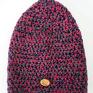 Czapka handmade No. 026 beanie / szydło - Ręcznie zrobione na szydełku casual