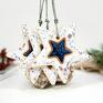 prezent świąteczny 3 ceramiczne - niebo - ozdoby gwiazdki dekoracje choinkowe