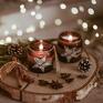 Make Light Art prezent na święta świeca sojowa zapachowa zestaw prezentowy świec sojowych o świątecznym zapachu dekoracje pod choinkę bożenarodzenie