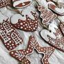 Kate Maciukajc upominki święta ozdoby świąteczne zestaw z 12 sztuk ceramicznych ozdób choinkowych/ ceramika prezent