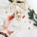 Świąteczna zawieszka aniołek | Anioł na Boże Narodzenie