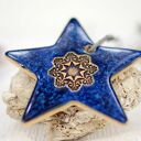 Gwiazdki niebo - ceramiczne ozdoby choinkowe