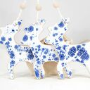 Ceramiczny renifer - dekoracja choinkowa