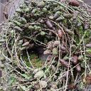 Bożonarodzeniowy wianek na drzwi - naturalna dekoracja 60 cm