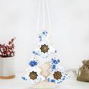 3 ceramiczne choinki świąteczne - modern