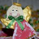 zawsze świątecznie - aniołki z masy solnej, dekoracja, prezent