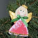 zawsze świątecznie - aniołki z masy solnej, dekoracja, prezent