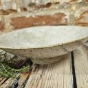 Ręcznie robiona ceramiczna miska świąteczna z magnesem na Boże Narodzenie
