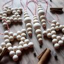 Sople i gwiazdki boho z drewna - zestaw 6 ozdób na choinkę