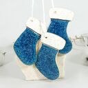 Skarpety świąteczne - ceramiczne ozdoby choinkowe