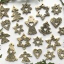 Komplet 20 ceramicznych zawieszek na choinkę - dwustronne i idealne do prezentów