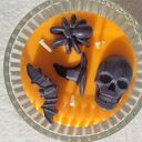 Boo! Pomarańczowa świeca sojowa na Halloween