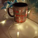 Ceramiczny kubek dekoracyjny na Mikołajki - Ilolawo handmade