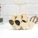 Ptaszki w locie - ceramiczne ozdoby choinkowe (zestaw 3 szt.)
