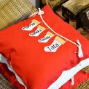 Personalizowana Poduszka Świąteczna z motywem skarpet