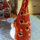 Krasnal ceramiczny lampion 22 - Wolna chwila