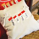 Personalizowana Poduszka Świąteczna z motywem skarpet