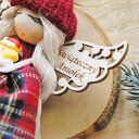 Świąteczny aniołek handmade - urocza anielinka na prezent