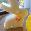 Zajączek i duże jajo - zestaw świec sojowych handmade