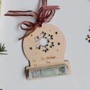 Zawieszka na banknot śnieżynka