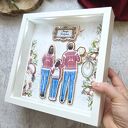 Ramka świąteczna - rodzina