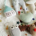 Zestaw 7 ozdób bożonarodzeniowych No. 20 handmade