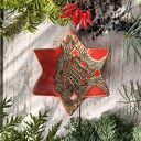 Elegancka gwiazda ceramiczna