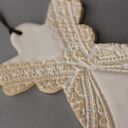 Ręcznie robiona ceramiczna zawieszka Anioł na choinkę