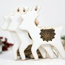 Duży ceramiczny renifer - ozdoba choinkowa