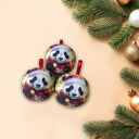 Bombki małe 3 szt. - Panda Filip 