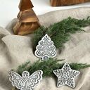 Zestaw zawieszek ceramicznych w stylu boho - 3 szt