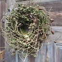Bożonarodzeniowy wianek na drzwi - naturalna dekoracja 60 cm