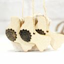 Ptaszki w locie - ceramiczne ozdoby choinkowe